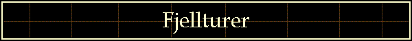 Fjellturer