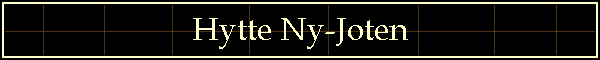 Hytte Ny-Joten
